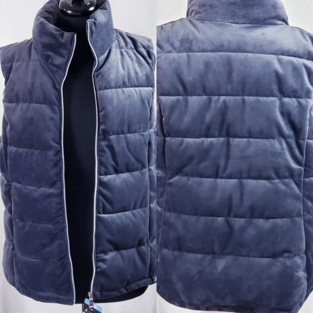 NWT - Zeroxposur Dark Blue Puffy Vest. Size L